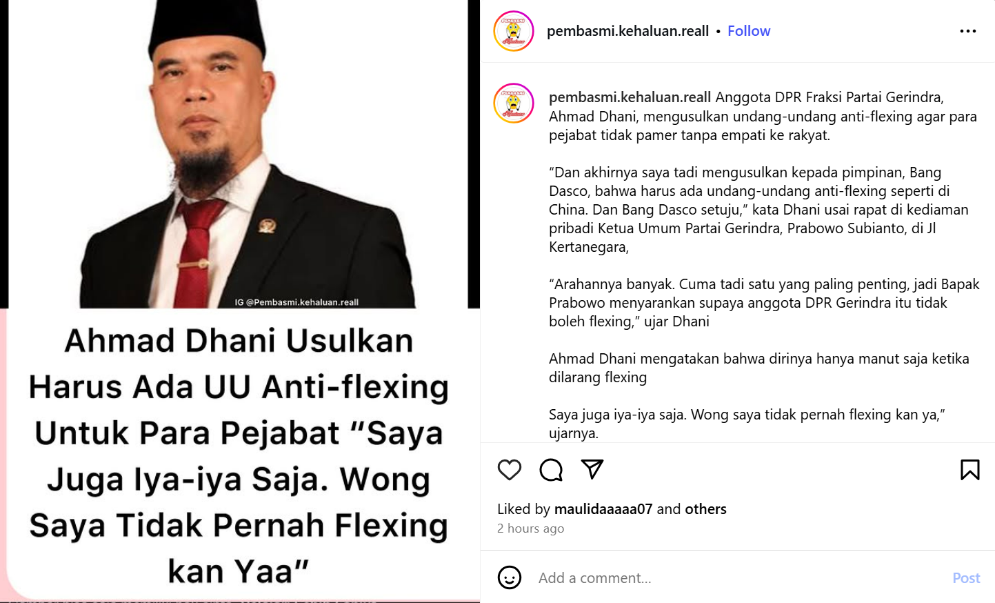 Postingan tentang Ahmad Dhani